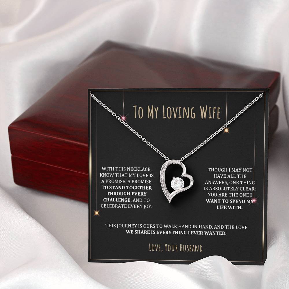 To Wife - My Love is a Promise - Necklace -WFL51