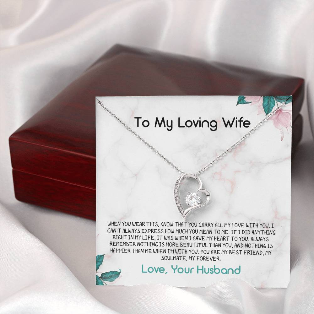 To Wife – You Carry All My Love - Necklace Gift Set – WFL46