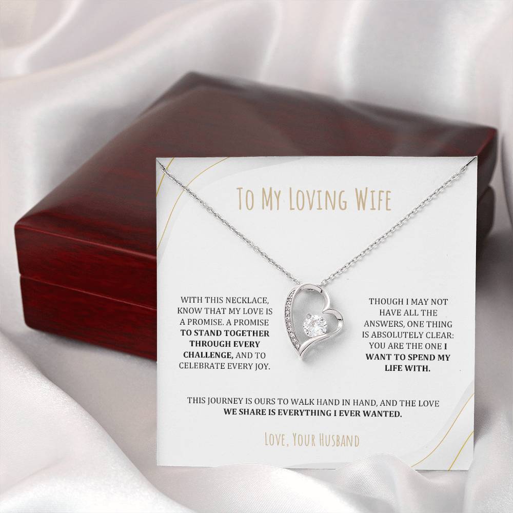 To Wife - My Love is a Promise - Necklace -WFL50