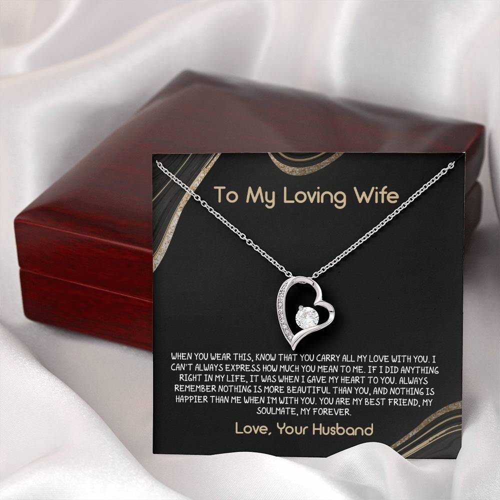 To Wife – You Carry All My Love - Necklace Gift Set – WFL47