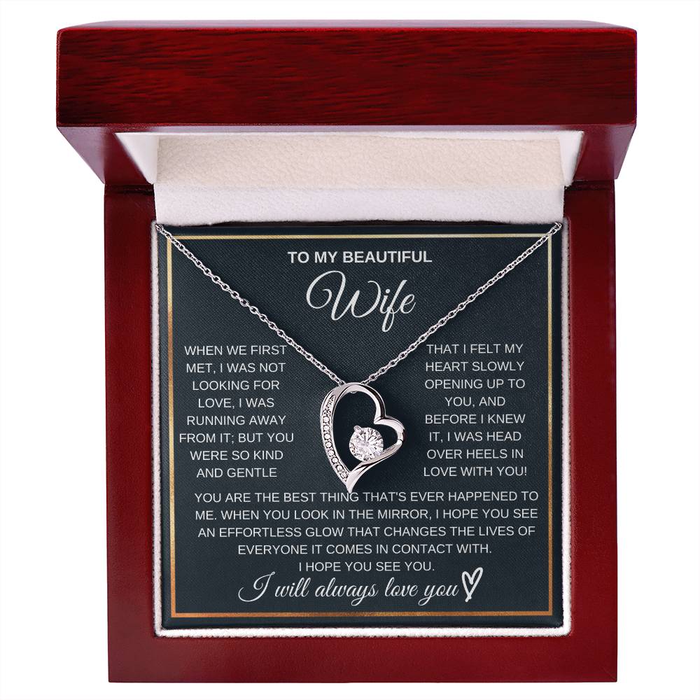 To My Wife - Forever Love Necklace Gift Set - WFL27