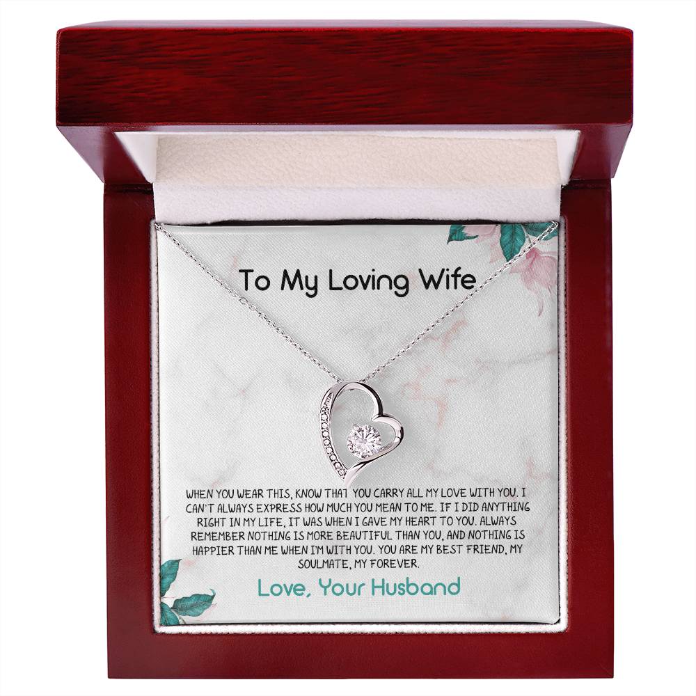 To Wife – You Carry All My Love - Necklace Gift Set – WFL46