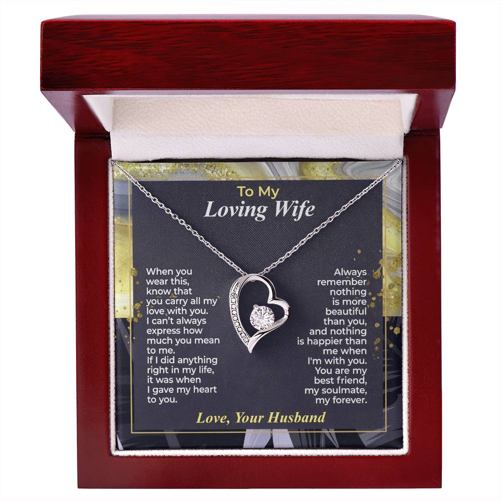 To My Wife – You Carry All My Love - Necklace Gift Set – WFL30