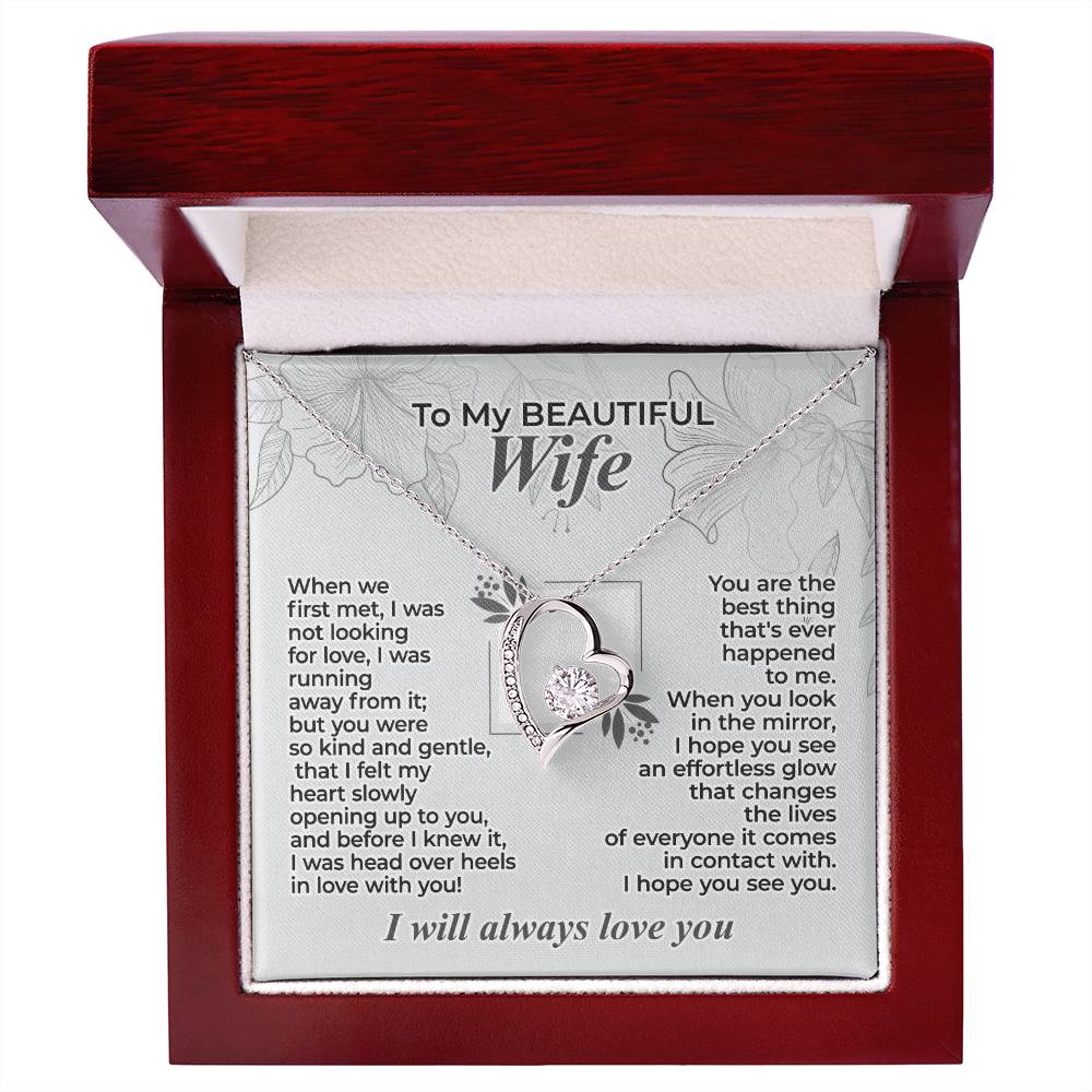 To My Wife – When We First Met - Necklace Gift Set – WFL29.2