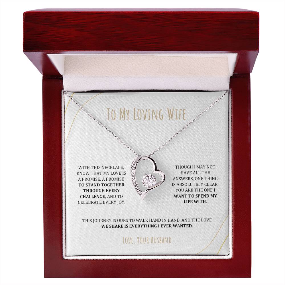 To Wife - My Love is a Promise - Necklace -WFL50