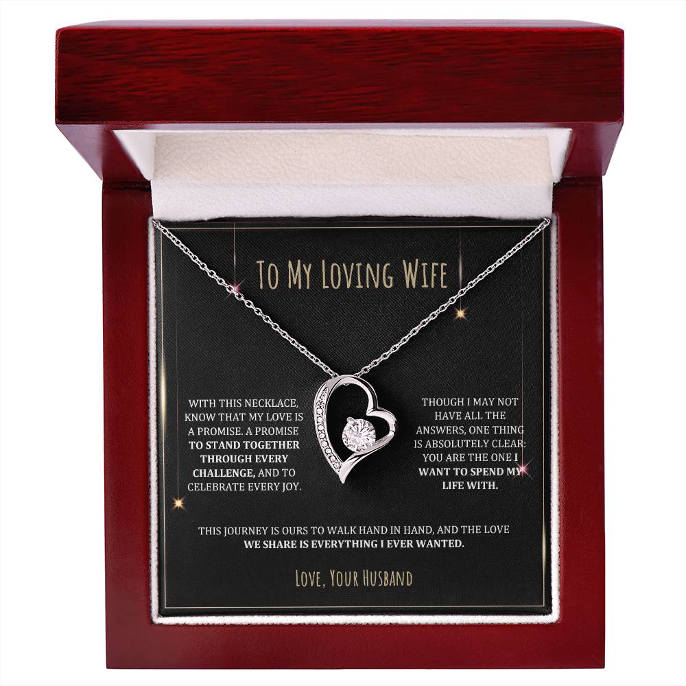 To Wife - My Love is a Promise - Necklace -WFL51