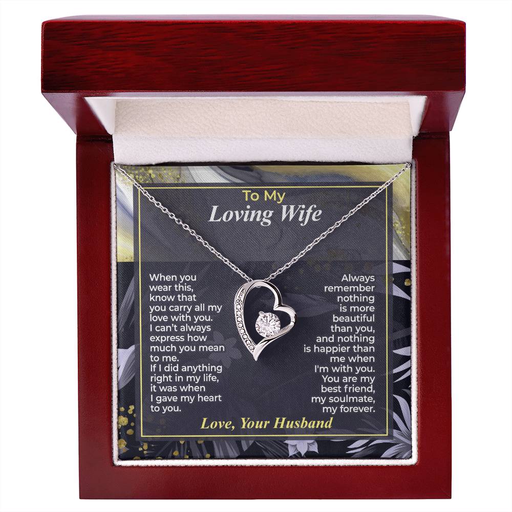 To My Wife – You Carry All My Love - Necklace Gift Set – WFL30.2