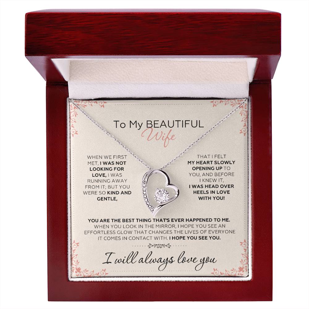 To Wife – When We First Met - Necklace Gift Set – WFL44