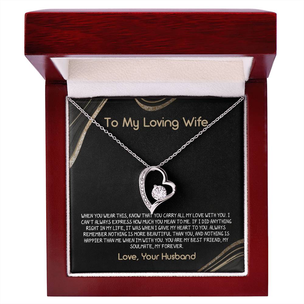 To Wife – You Carry All My Love - Necklace Gift Set – WFL47