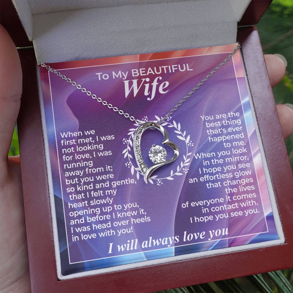 To My Wife – When We First Met - Necklace Gift Set – WFL29.3