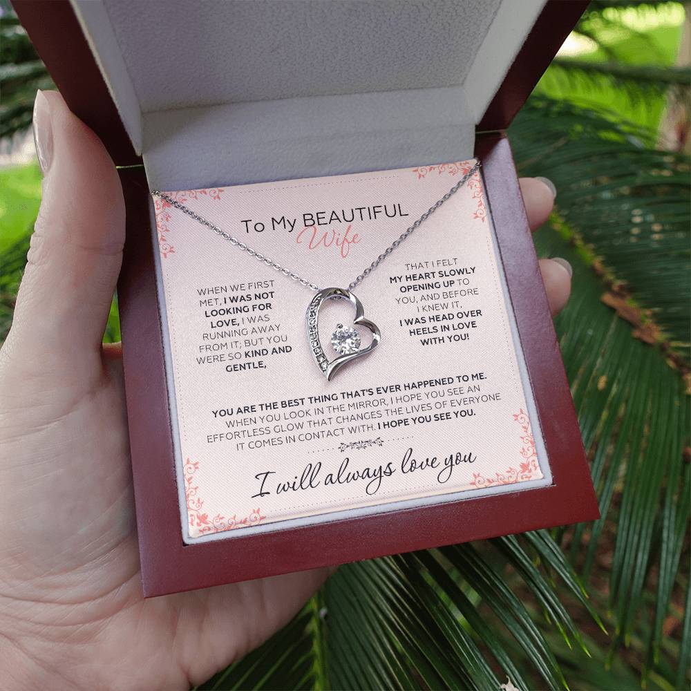 To Wife – When We First Met - Necklace Gift Set – WFL44