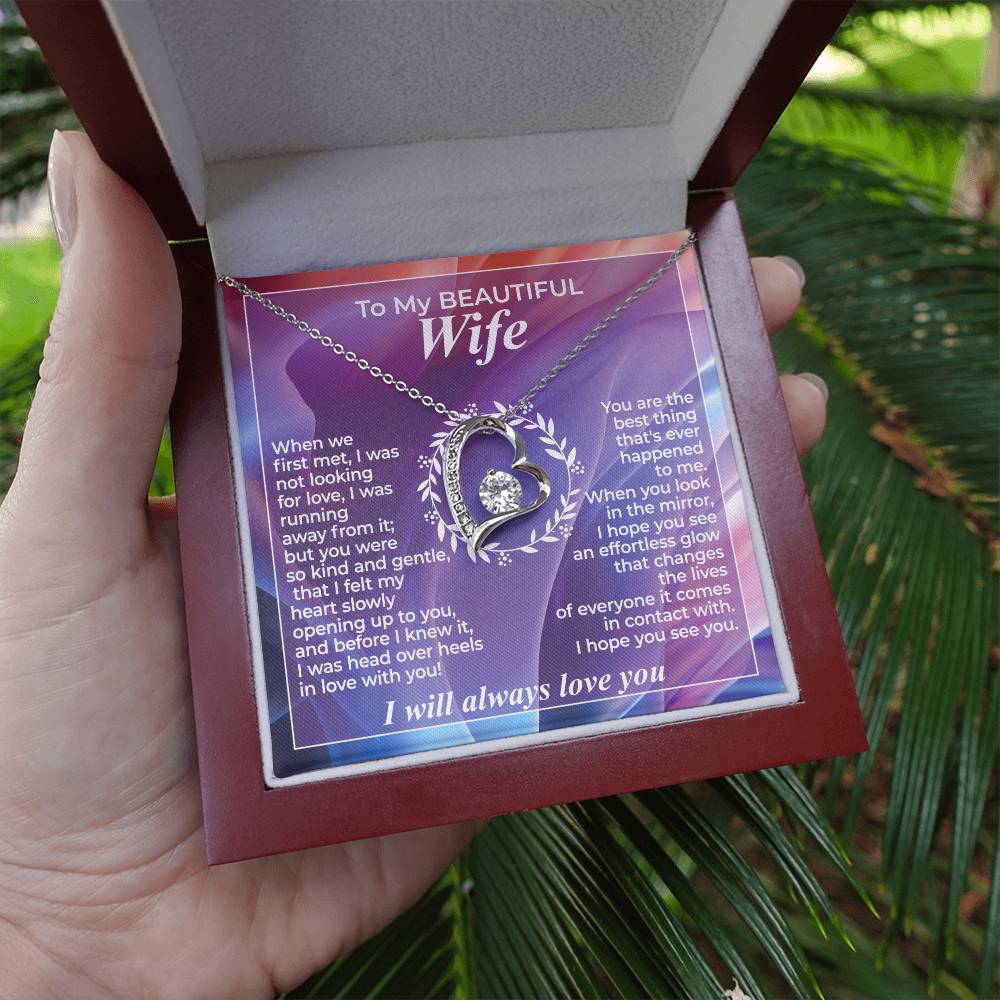 To My Wife – When We First Met - Necklace Gift Set – WFL29.3