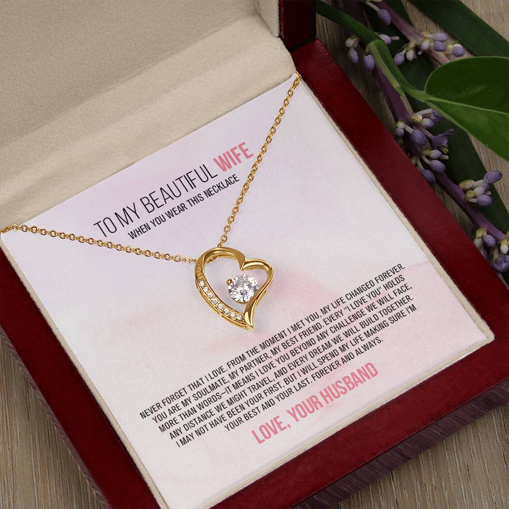 To Wife – Never Forget that I Love You - Necklace – WFL48