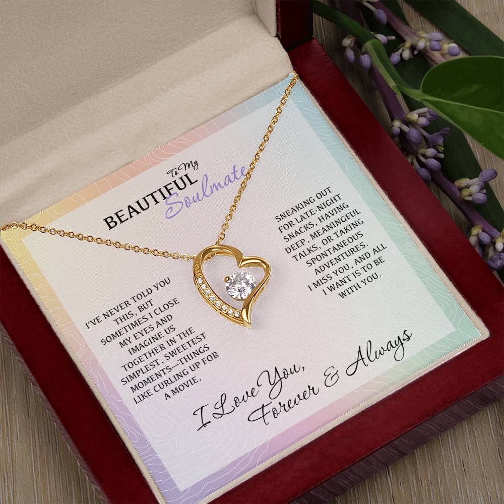 To Soulmate - I Miss You - Necklace Gift Set - WFL42