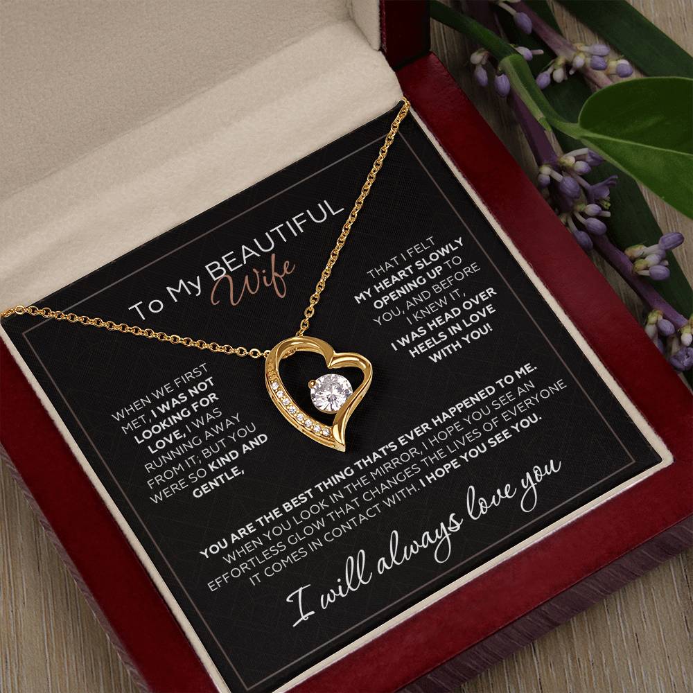 To Wife – When We First Met - Necklace Gift Set – WFL45