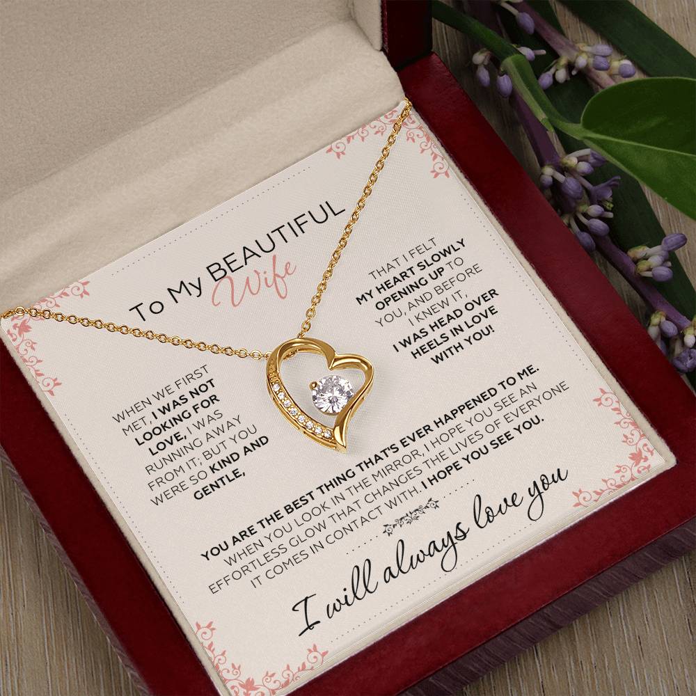 To Wife – When We First Met - Necklace Gift Set – WFL44