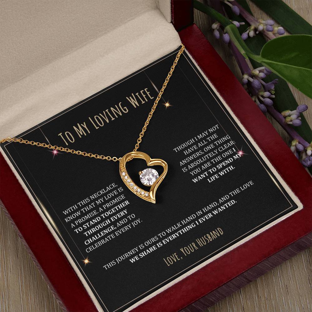 To Wife - My Love is a Promise - Necklace -WFL51