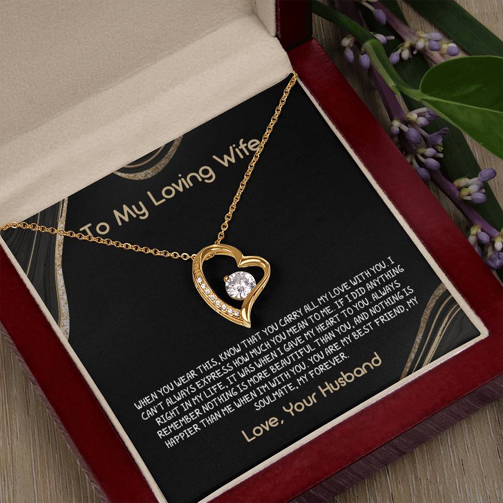 To Wife – You Carry All My Love - Necklace Gift Set – WFL47