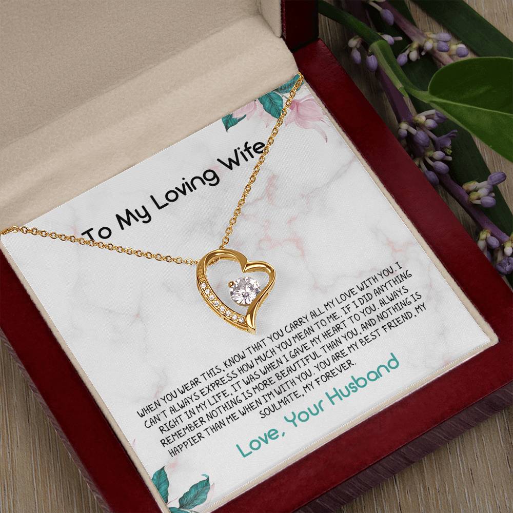 To Wife – You Carry All My Love - Necklace Gift Set – WFL46