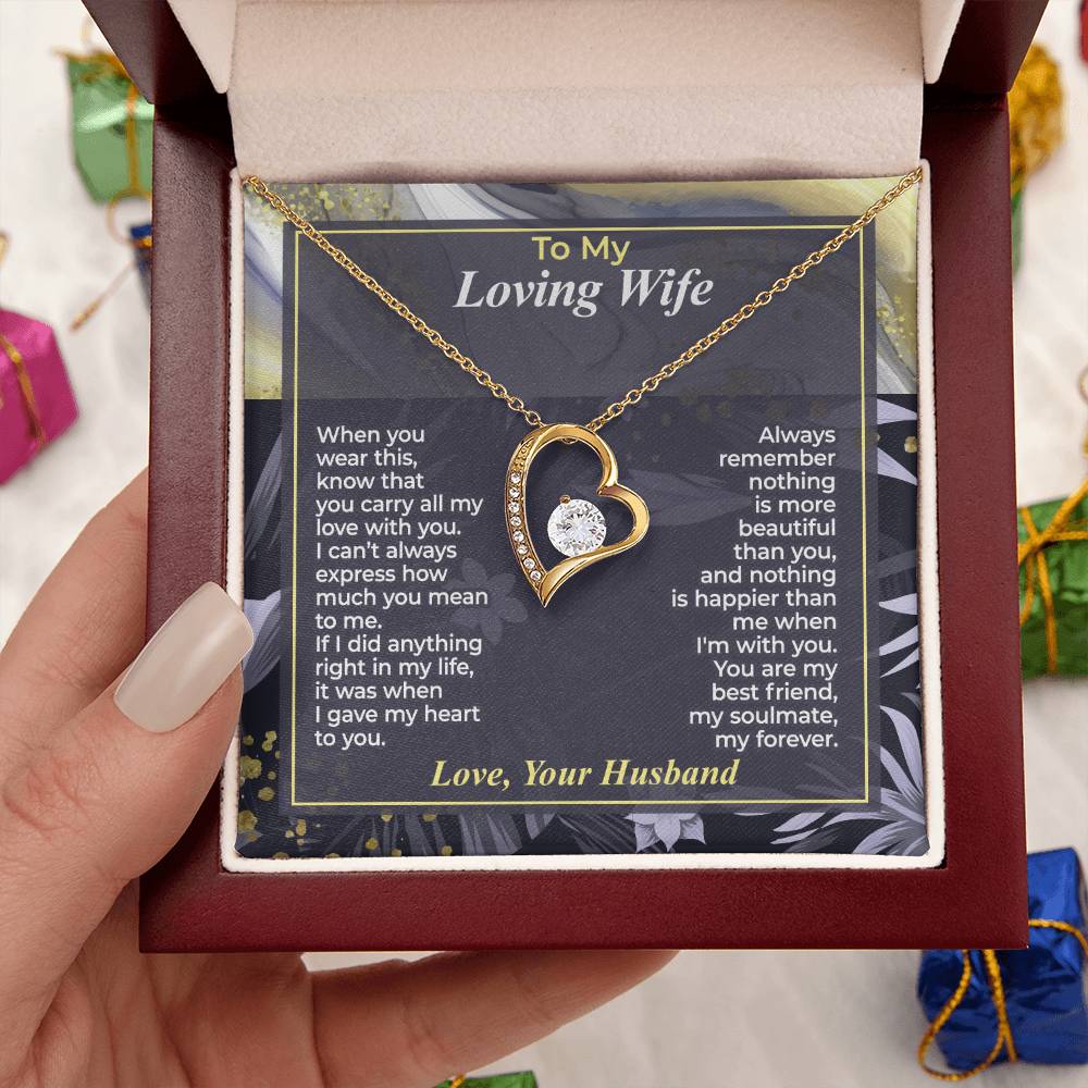 To My Wife – You Carry All My Love - Necklace Gift Set – WFL30.2