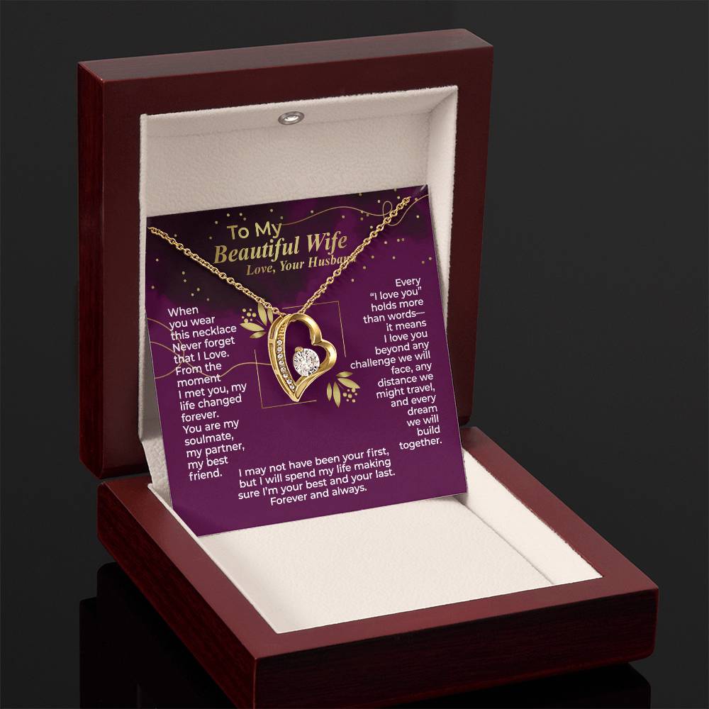 To My Wife – Never Forget that I Love You - Necklace Gift Set – WFL31