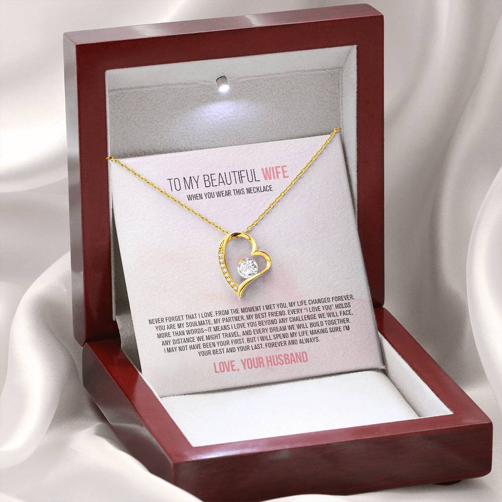 To Wife – Never Forget that I Love You - Necklace – WFL48