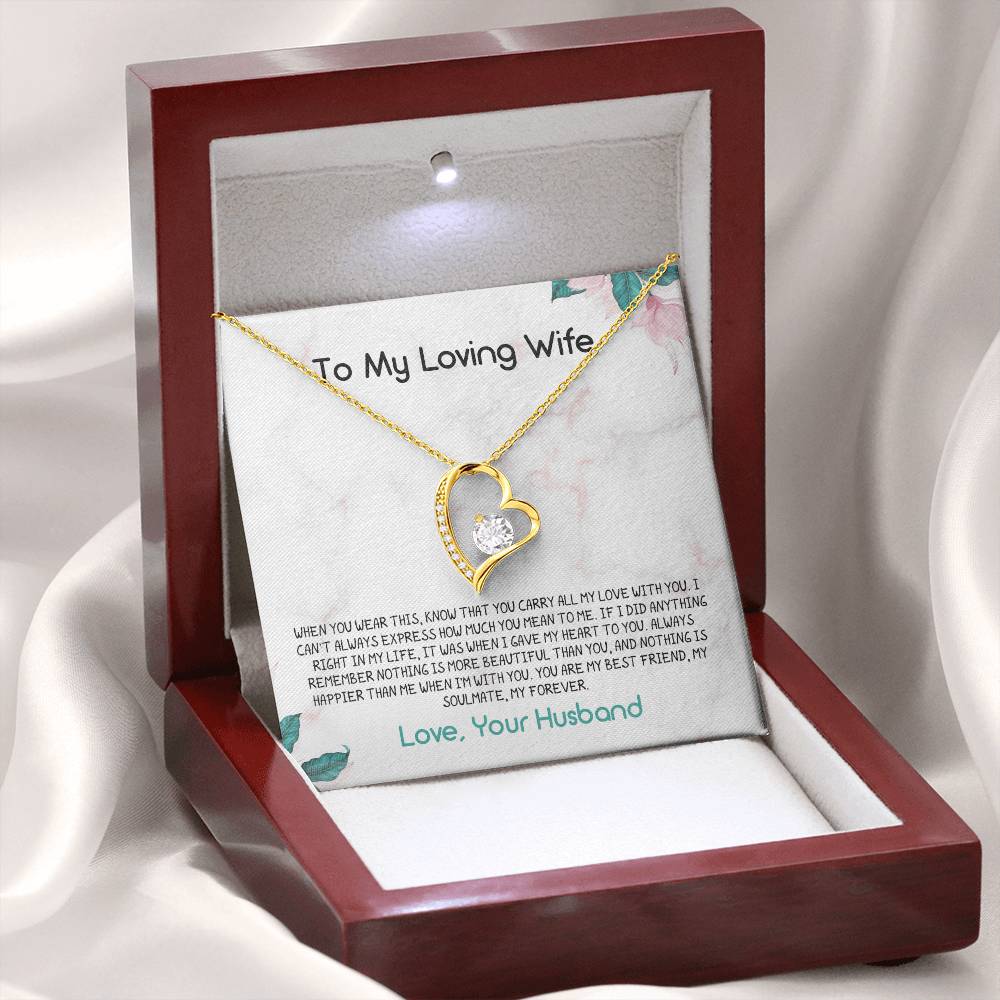 To Wife – You Carry All My Love - Necklace Gift Set – WFL46