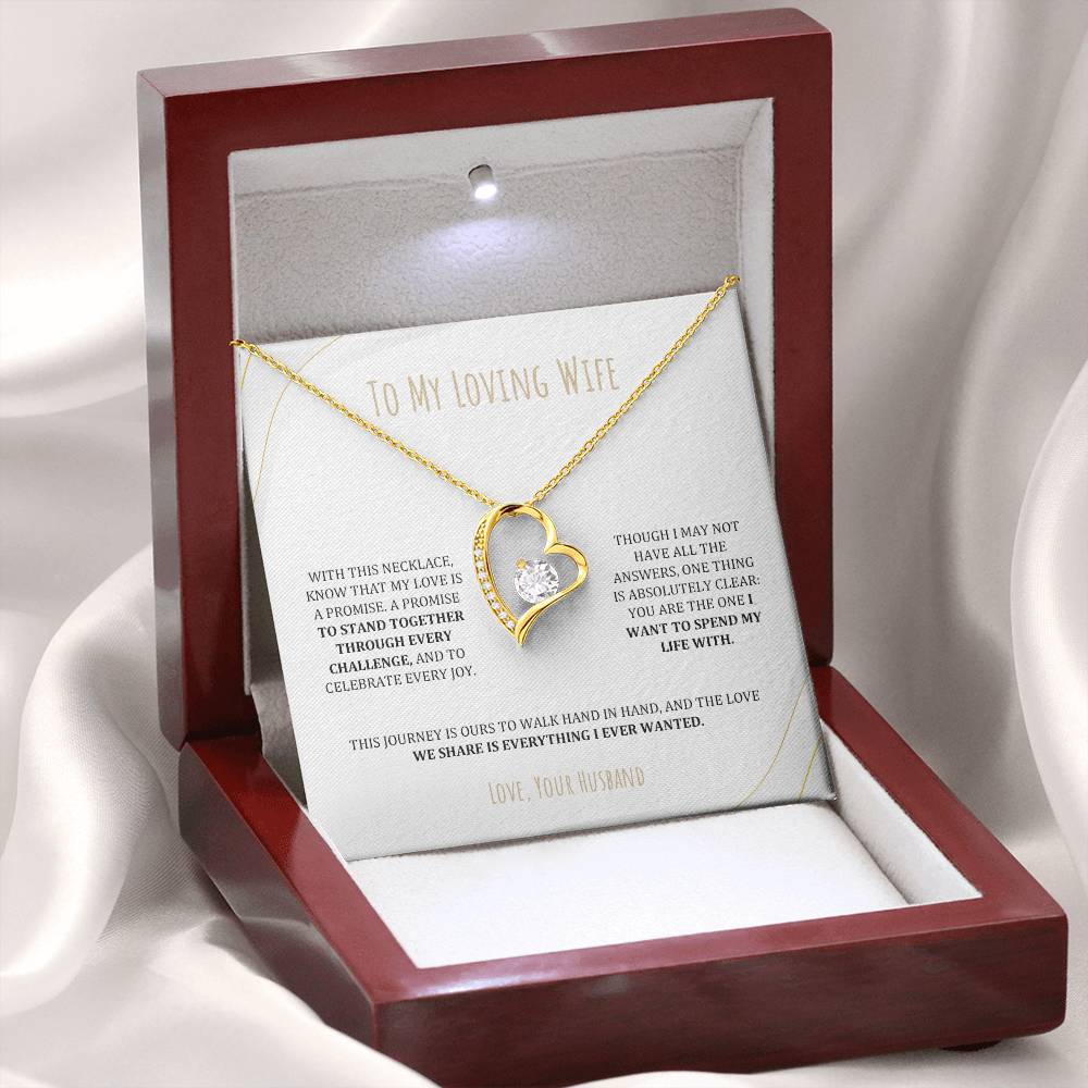 To Wife - My Love is a Promise - Necklace -WFL50