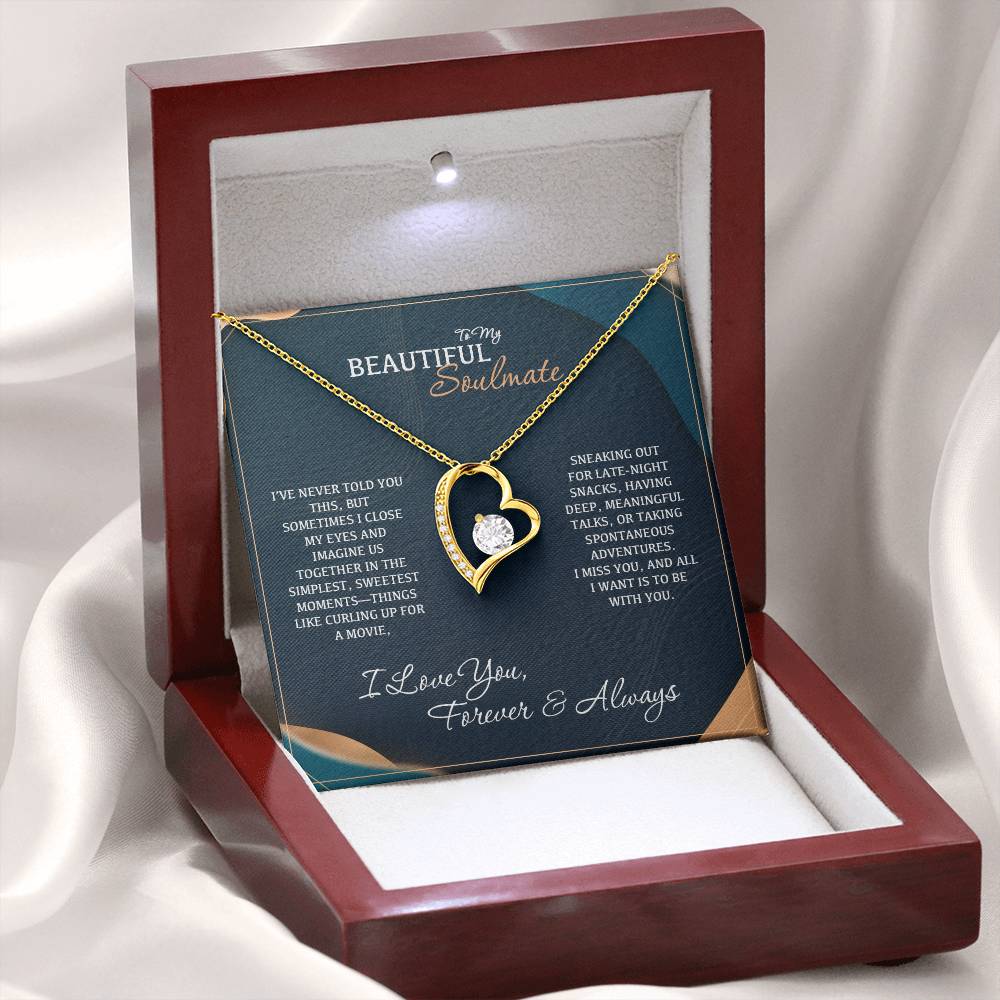 To Soulmate - I Miss You - Necklace Gift Set - WFL43