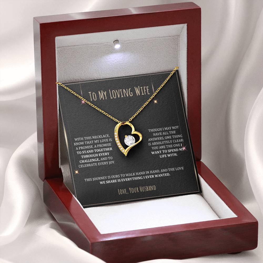 To Wife - My Love is a Promise - Necklace -WFL51