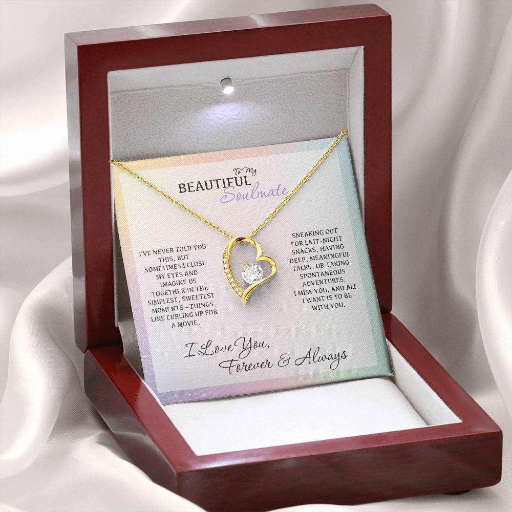 To Soulmate - I Miss You - Necklace Gift Set - WFL42