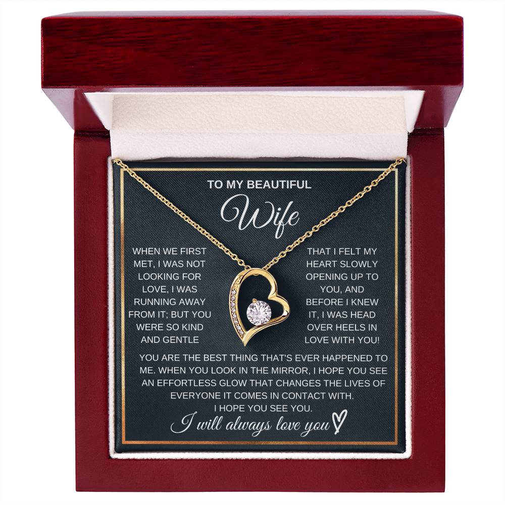 To My Wife - Forever Love Necklace Gift Set - WFL27