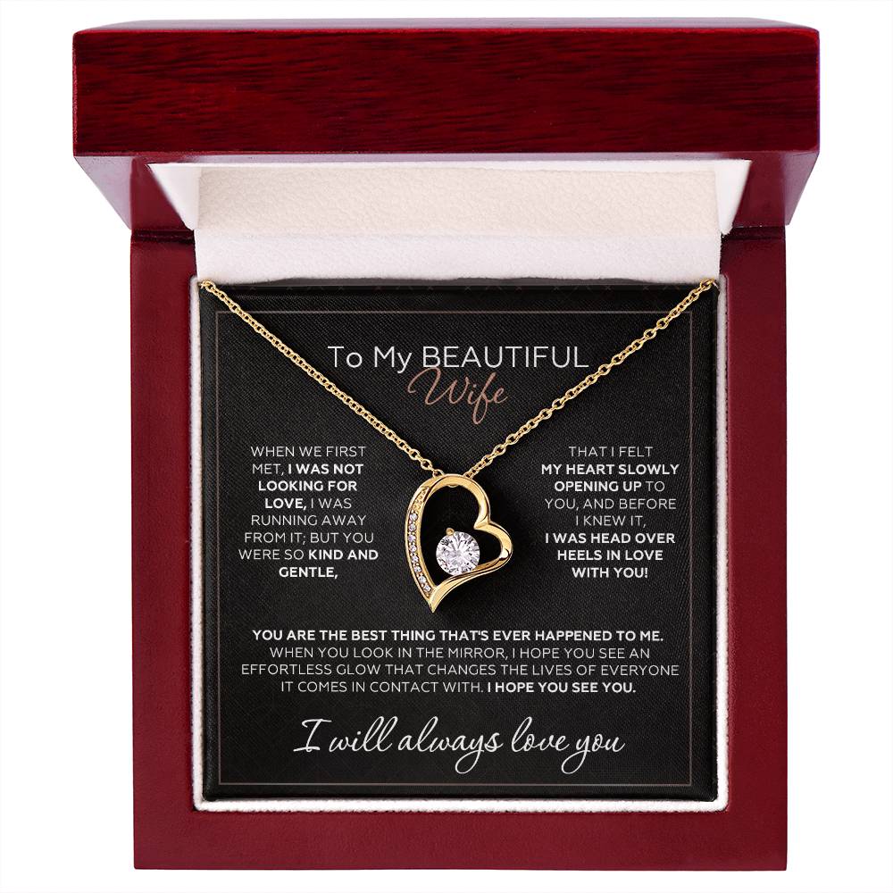 To Wife – When We First Met - Necklace Gift Set – WFL45