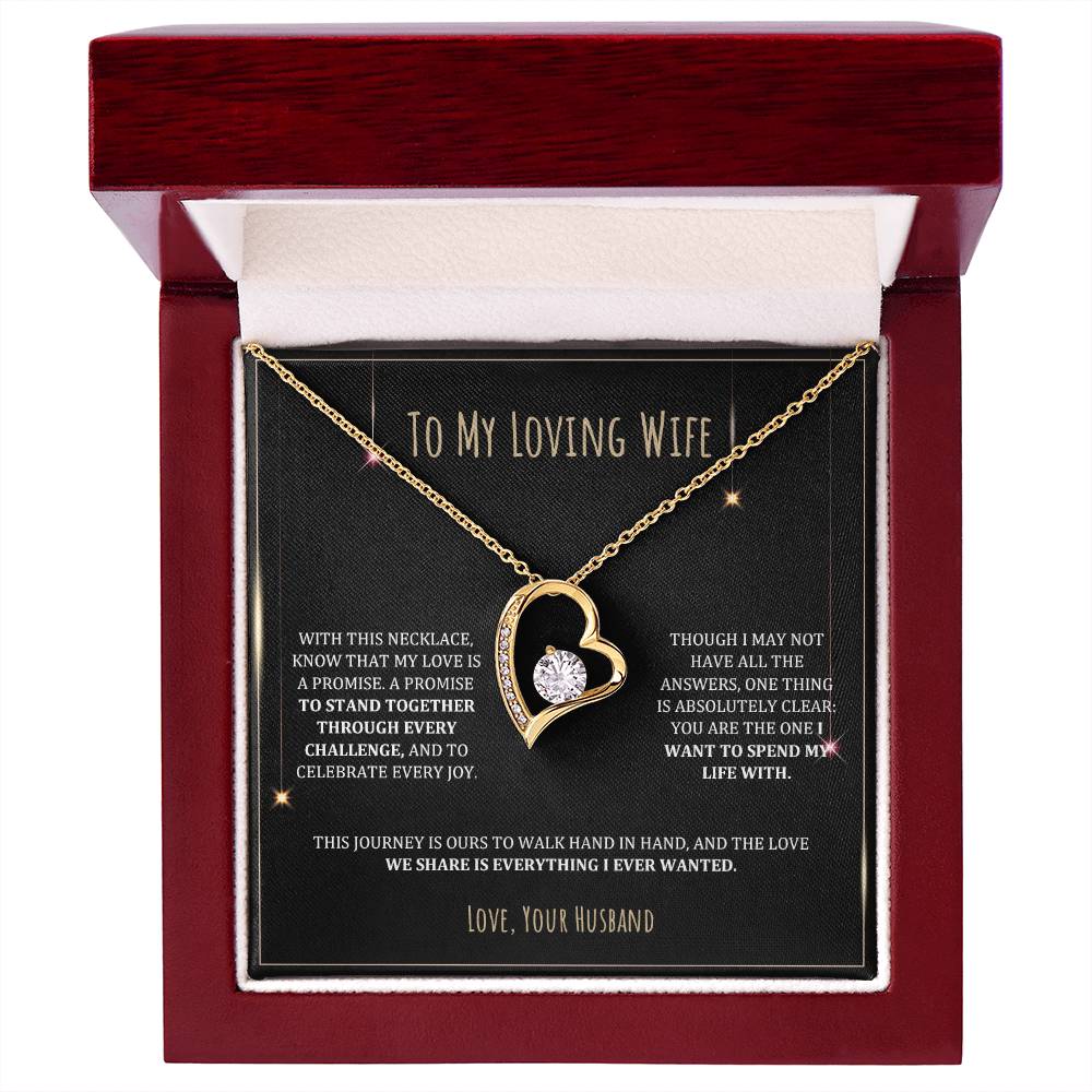 To Wife - My Love is a Promise - Necklace -WFL51