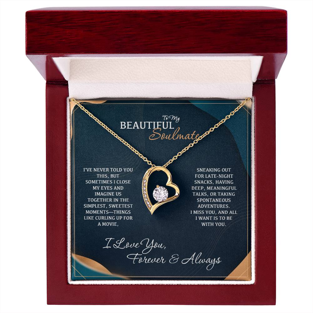 To Soulmate - I Miss You - Necklace Gift Set - WFL43