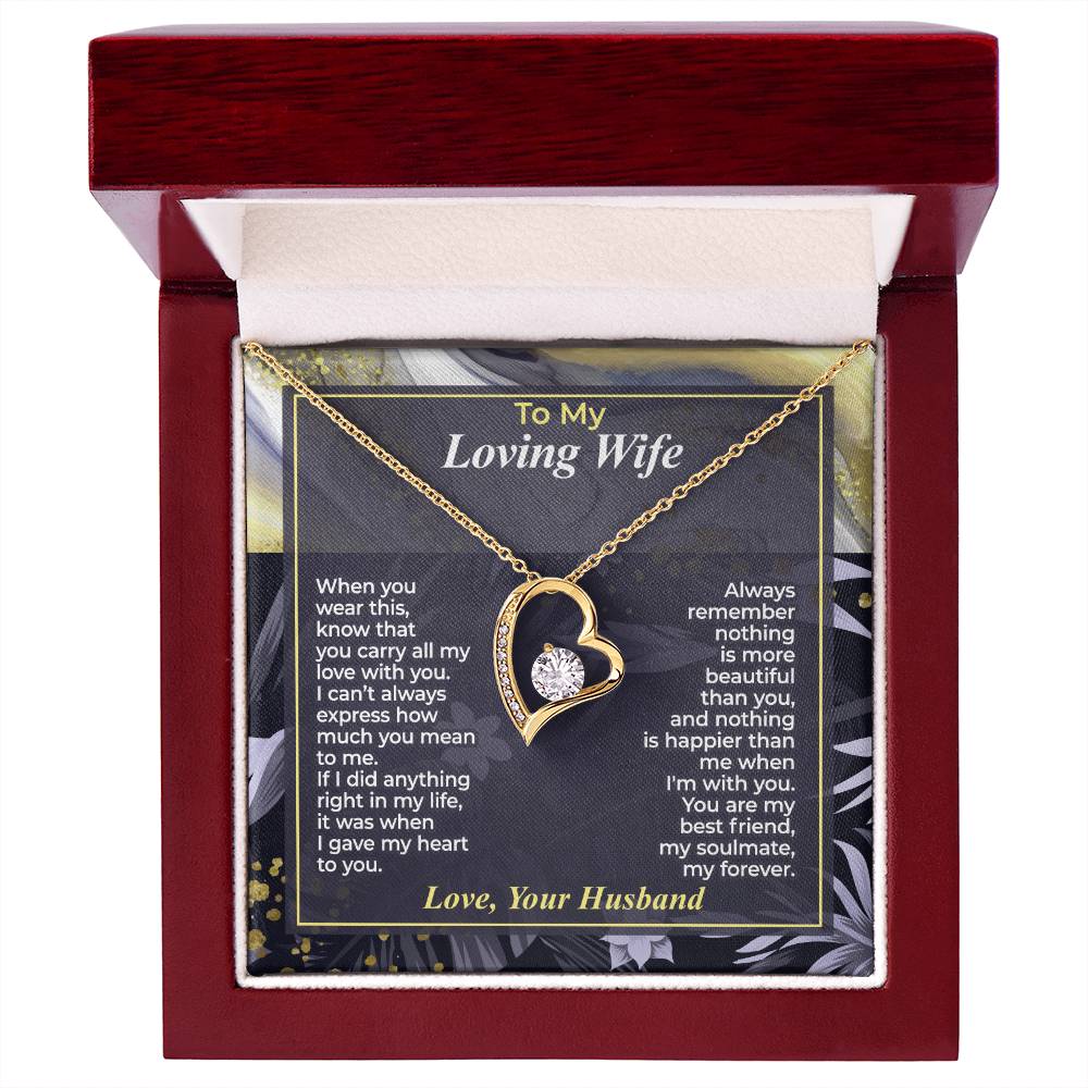 To My Wife – You Carry All My Love - Necklace Gift Set – WFL30.2