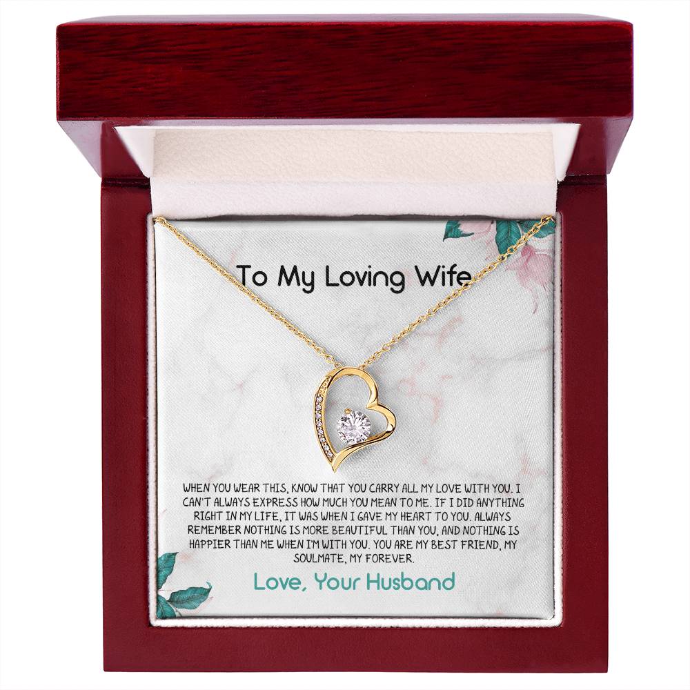 To Wife – You Carry All My Love - Necklace Gift Set – WFL46