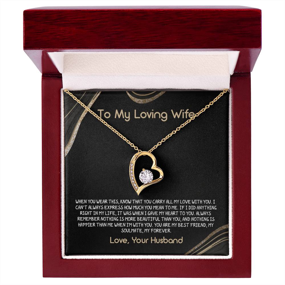 To Wife – You Carry All My Love - Necklace Gift Set – WFL47