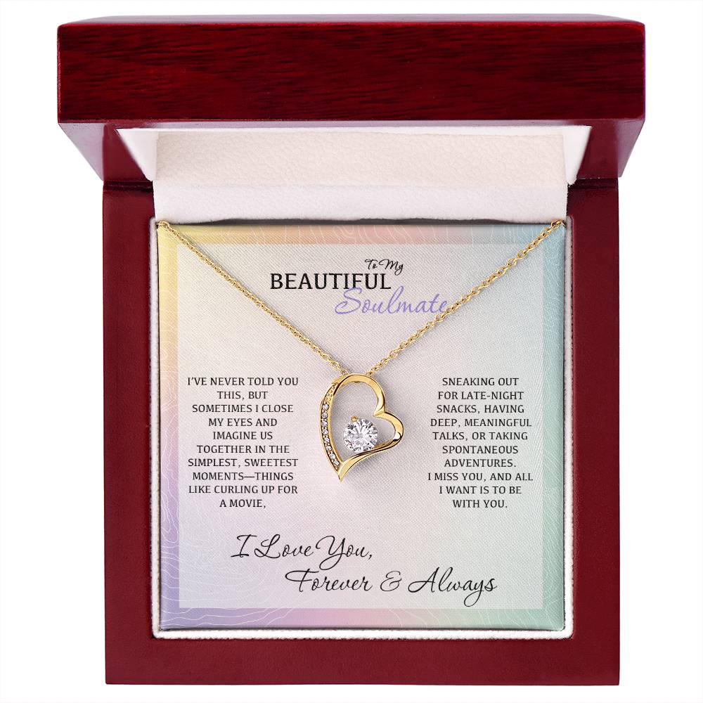 To Soulmate - I Miss You - Necklace Gift Set - WFL42