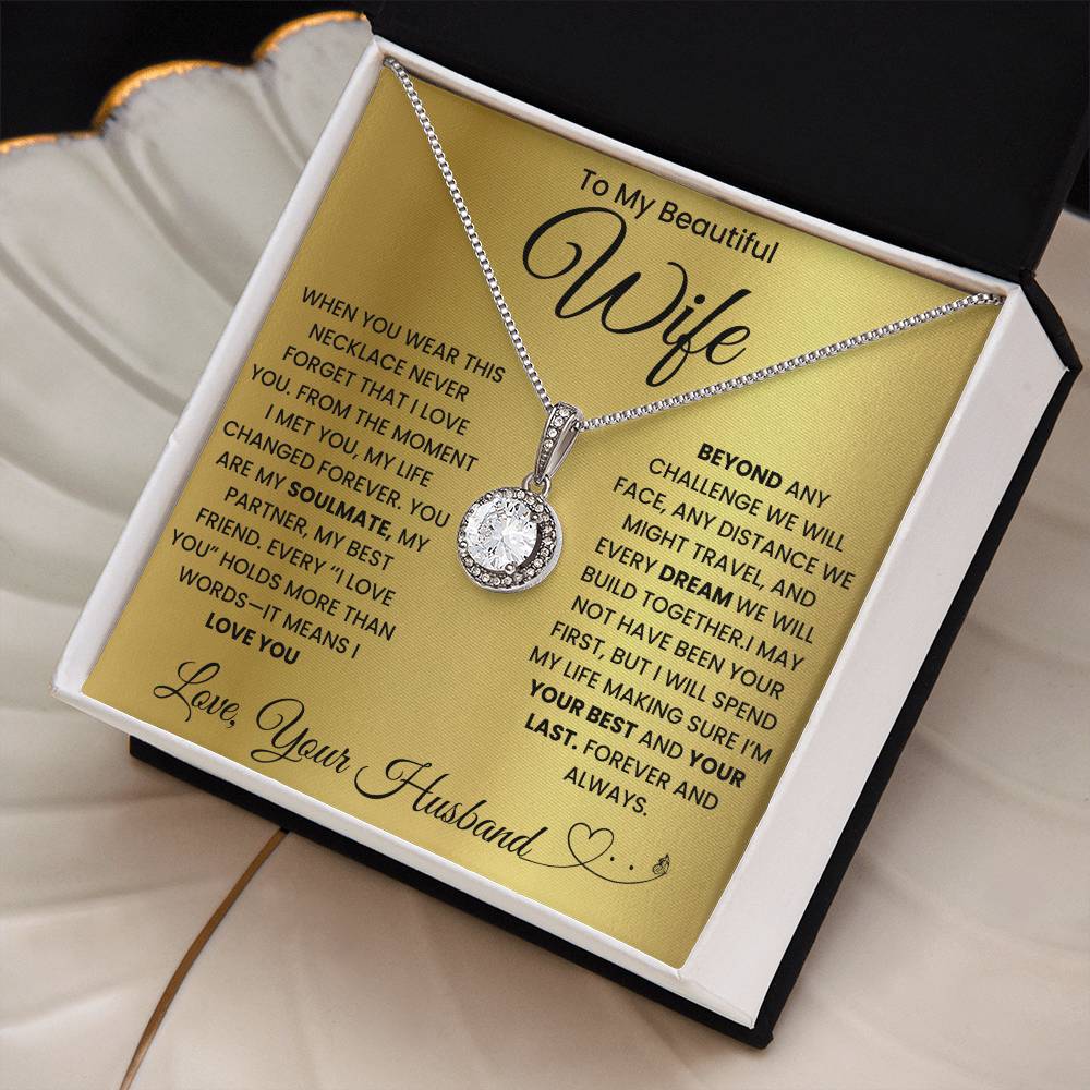 To My Wife – Never Forget that I Love You - Necklace – WFL49