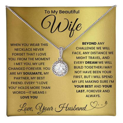 To My Wife – Never Forget that I Love You - Necklace – WFL49