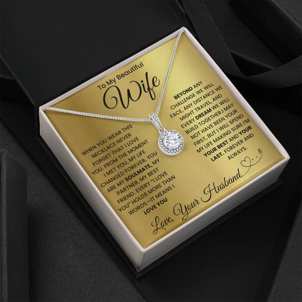 To My Wife – Never Forget that I Love You - Necklace – WFL49