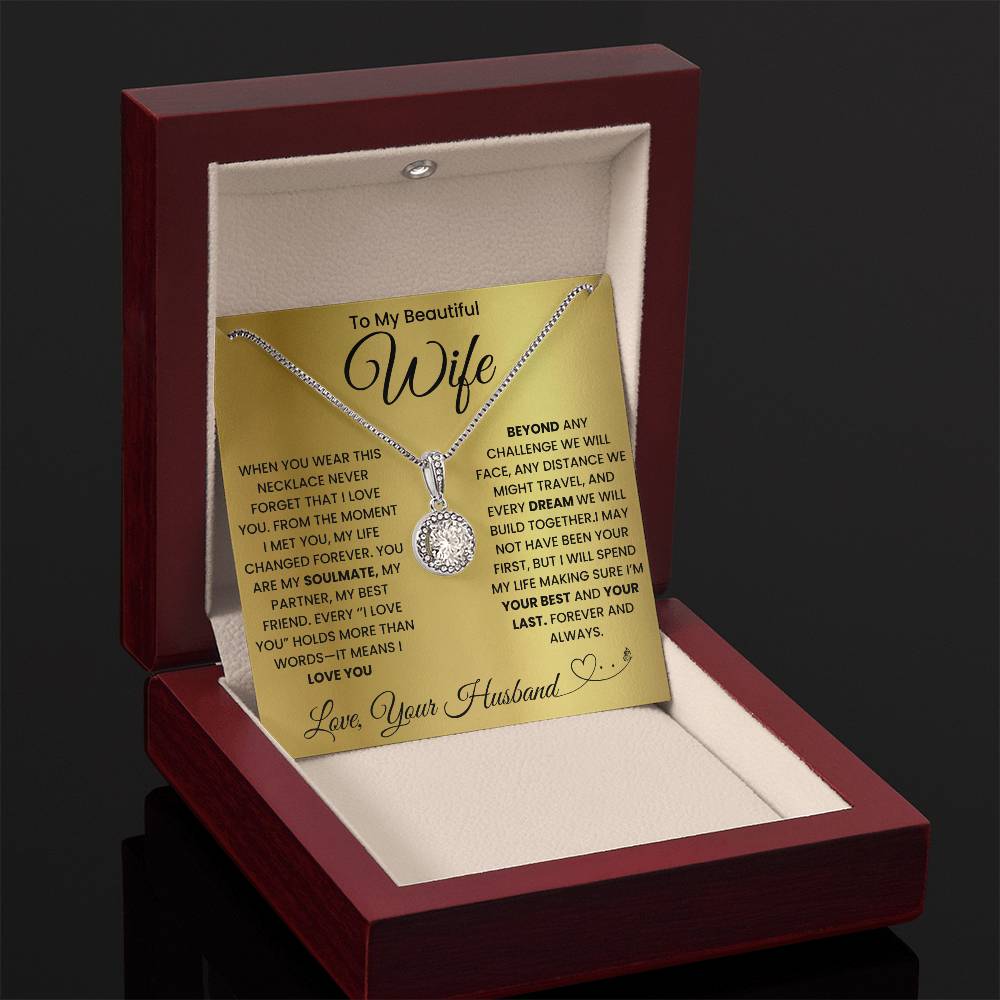 To My Wife – Never Forget that I Love You - Necklace – WFL49