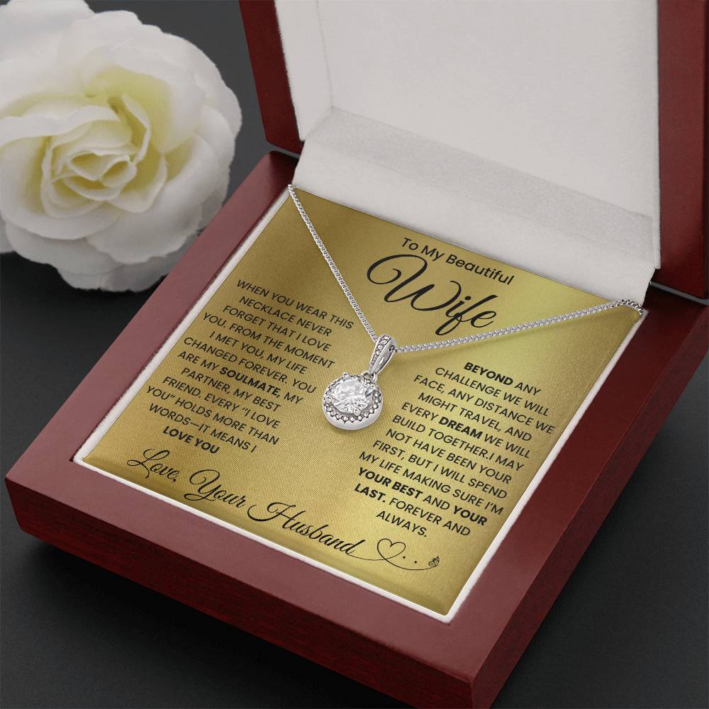 To My Wife – Never Forget that I Love You - Necklace – WFL49