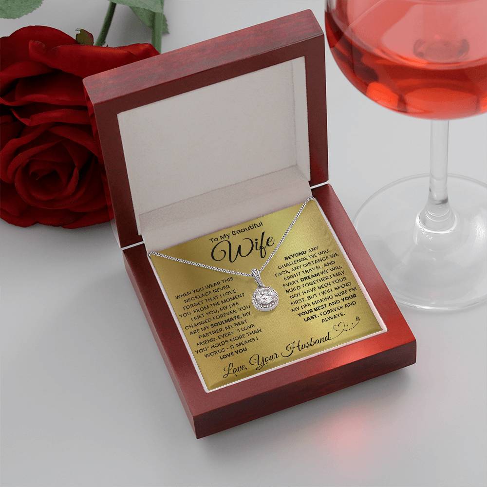 To My Wife – Never Forget that I Love You - Necklace – WFL49