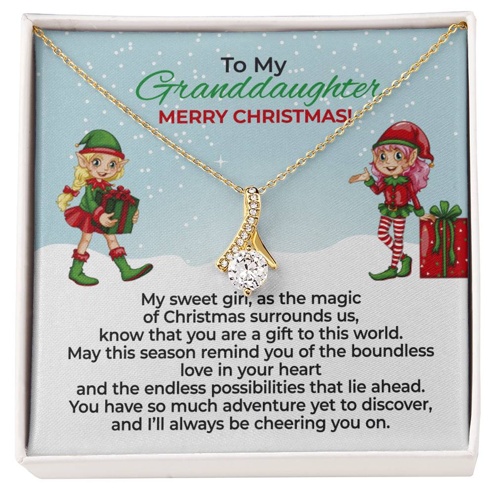 To My Granddaughter - Merry Christmas - Beautiful Gift Set – GAB06