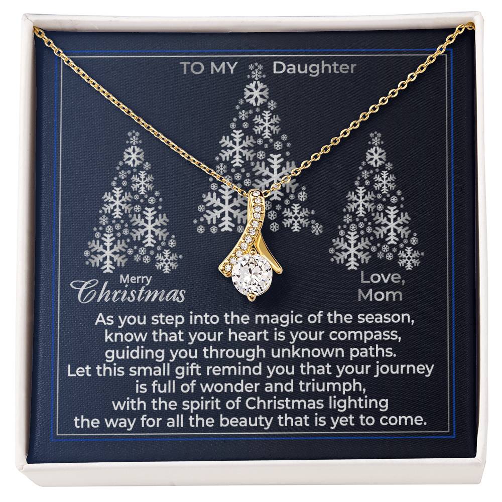 To Daughter – Step into the Magic Christmas Necklace Gift Set – DAB19