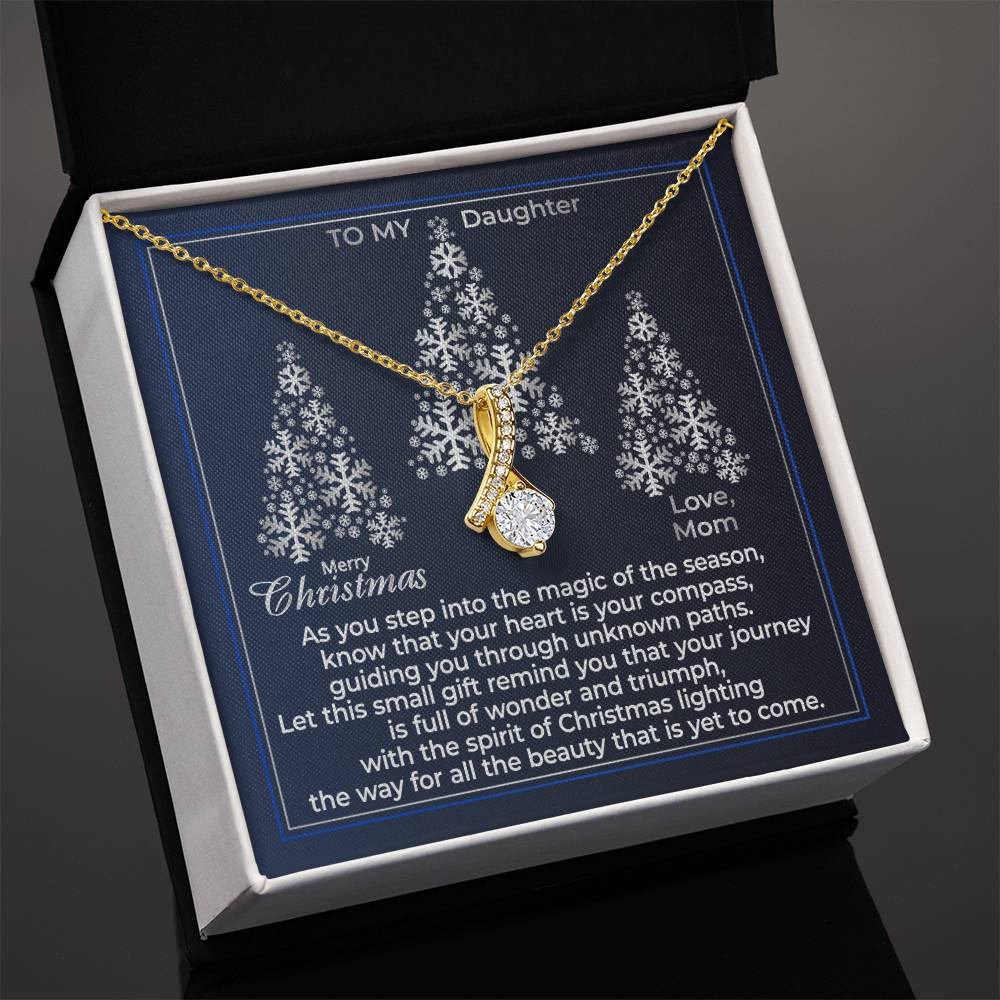 To Daughter – Step into the Magic Christmas Necklace Gift Set – DAB19