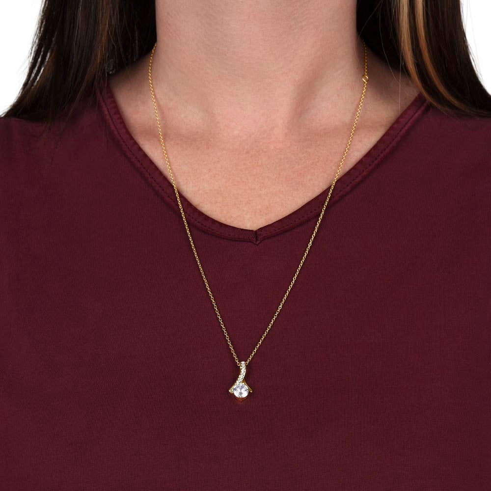 To Daughter – Sense of Belonging Christmas Necklace – DAB30