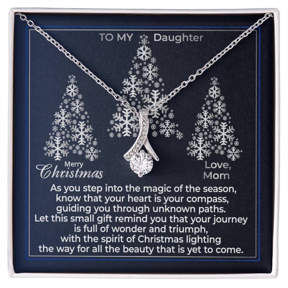 To Daughter – Step into the Magic Christmas Necklace Gift Set – DAB19